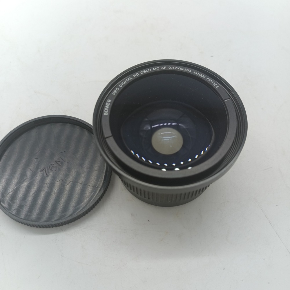 Bower Pro Digital HD 0.42x 58mm Wide Angle Fisheye Macro Conversion Lens fd